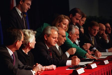 Se souvenir des accords de Dayton, 1995